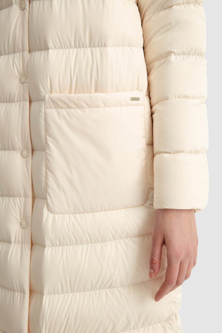 Manteau long Ellis avec matelassage horizontal