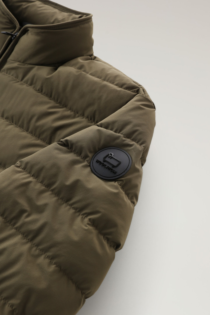 Stretch Nylon Sundance Down Jacket Green photo 3 | Woolrich