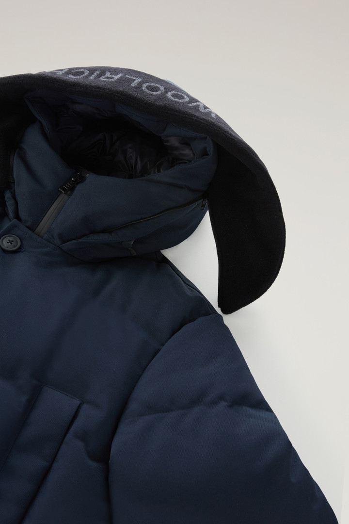 Parka with Detachable Wool Visor Blue photo 8 | Woolrich