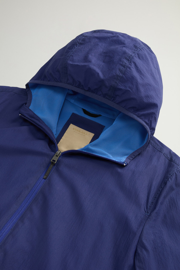 Ultralight Hooded Jacket in Light Mini Ripstop Blue photo 6 | Woolrich