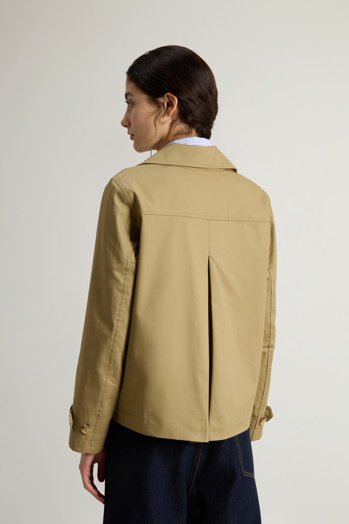 Pure Cotton Pea Coat Beige photo 3 | Woolrich