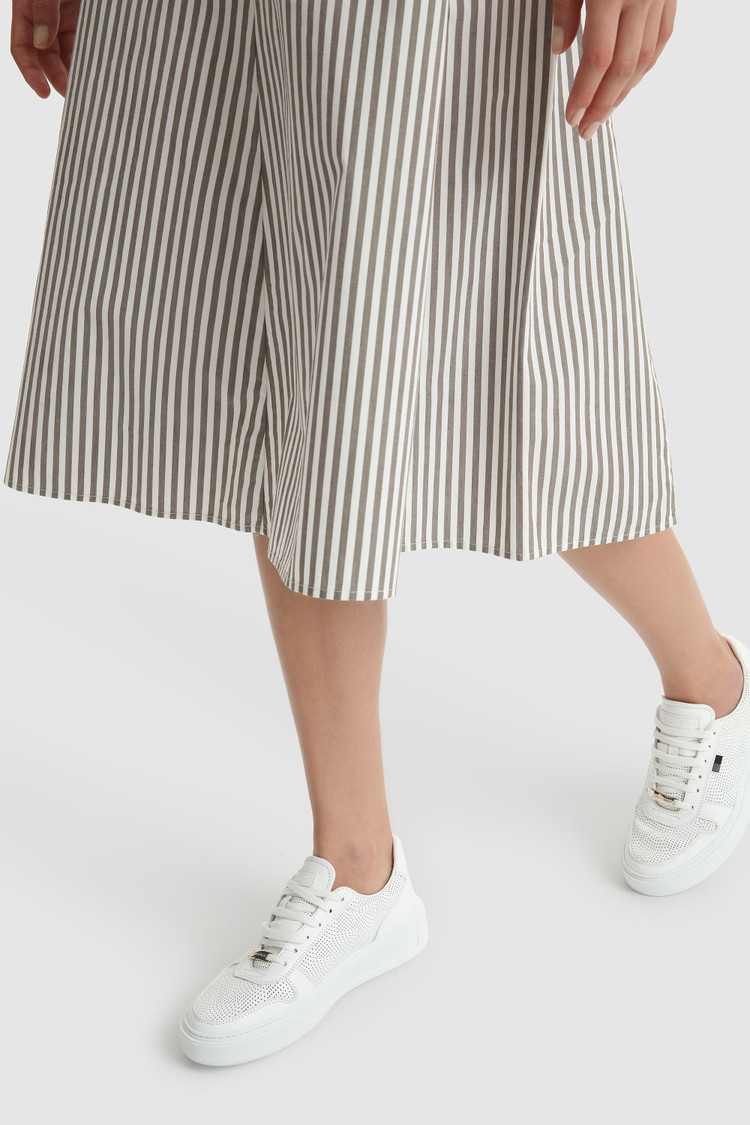 Patterned cotton skirt