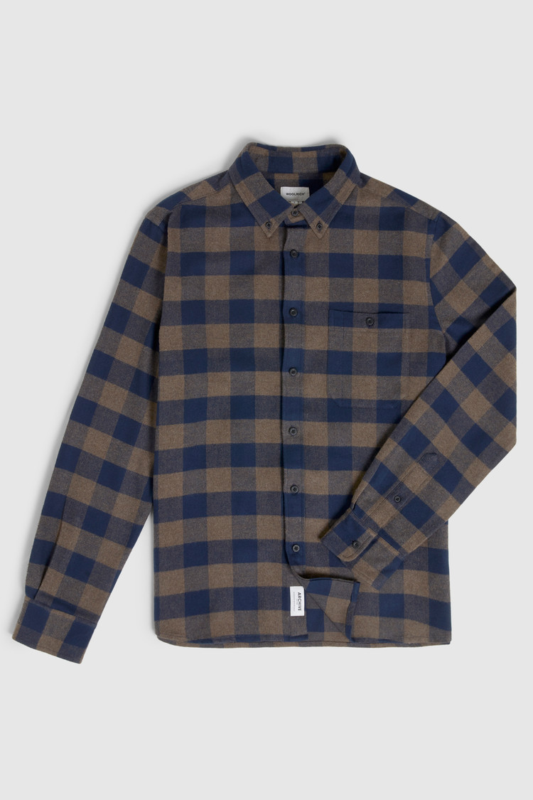 Trout Run shirt with Buffalo Check motif