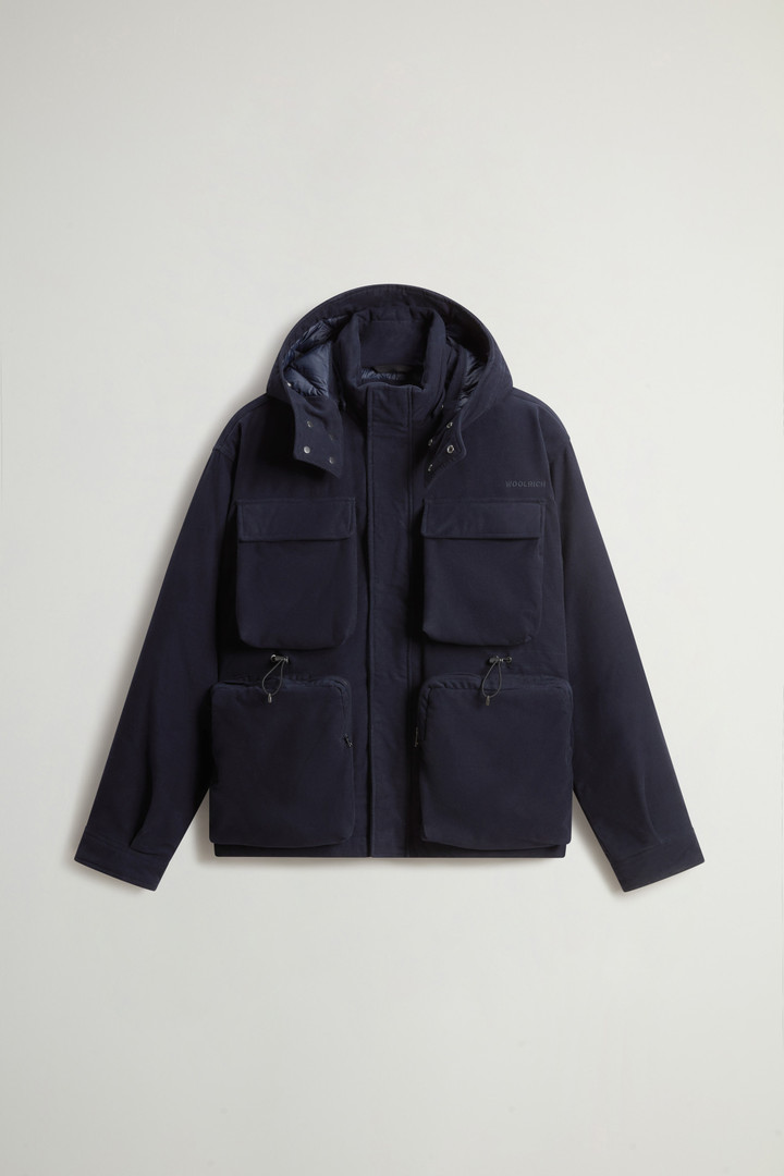 Veste en coton élastique by Todd Snyder Bleu photo 5 | Woolrich