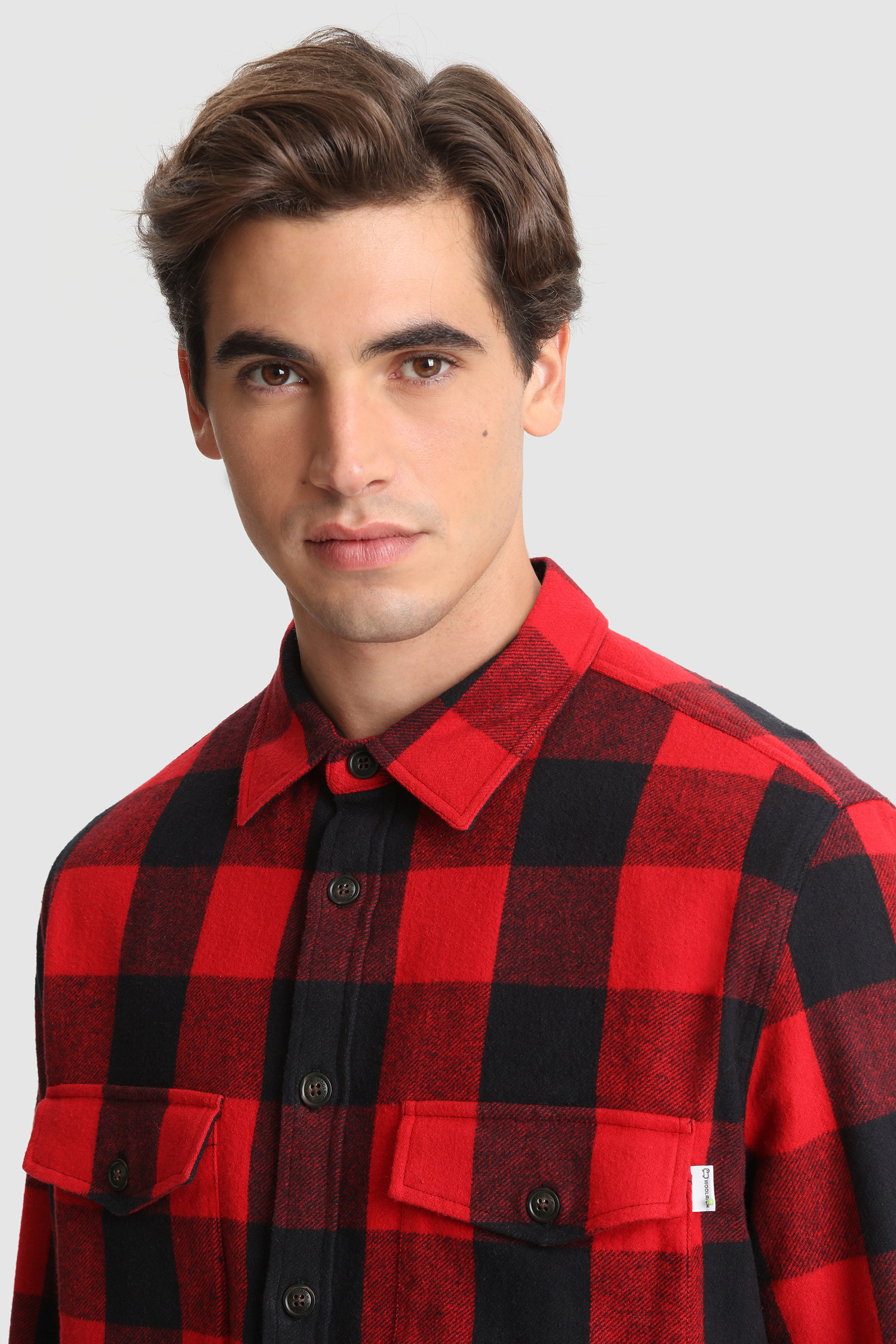 Chemise Oxbow avec motif d'archive Buffalo Check rouge photo 5 | Woolrich