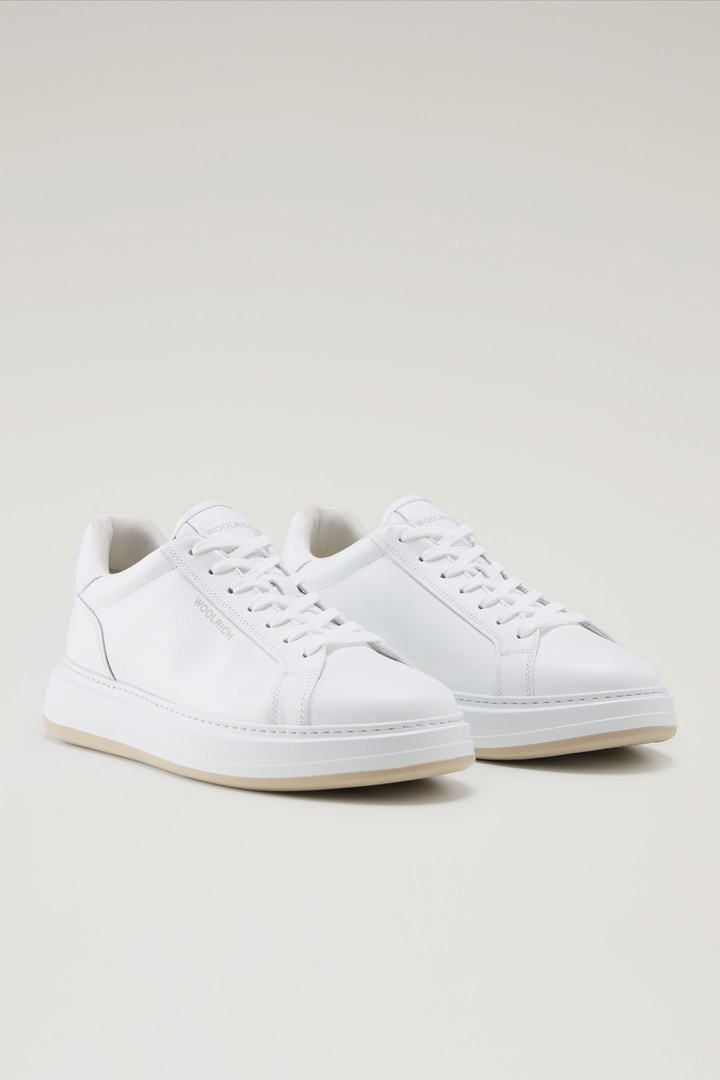 Sneakers Arrow in Leather White photo 2 | Woolrich