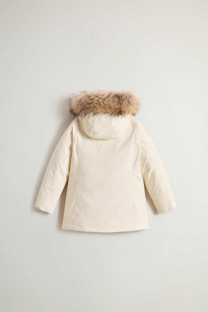 Arctic Parka mit abnehmbarem Pelzbesatz für Mädchen Weiß photo 2 | Woolrich