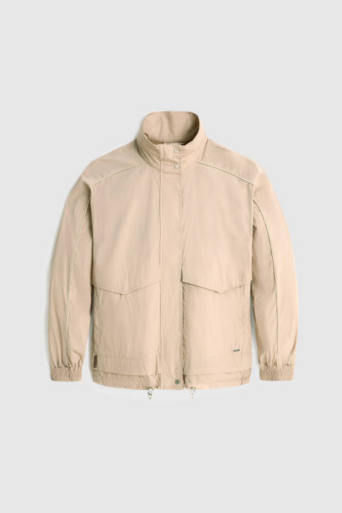 Kendall Jacket in Cotton Nylon Blend Beige | Woolrich