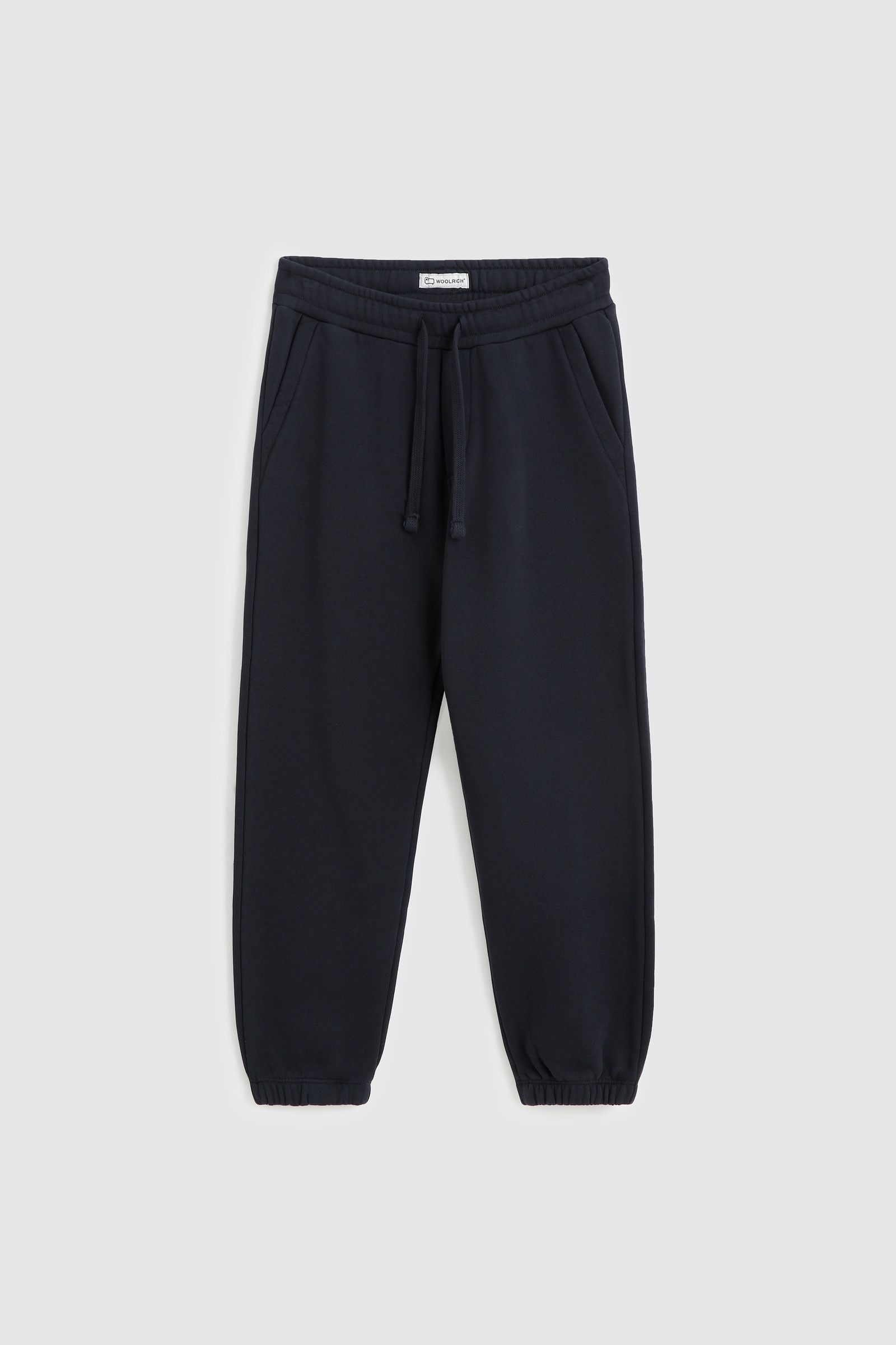 Pantalon de sport en coton molletonné pour garçon bleu | Woolrich