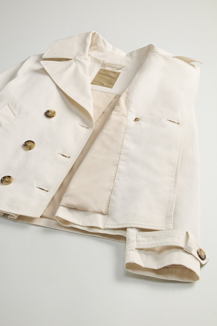 Pure Cotton Pea Coat White photo 8 | Woolrich