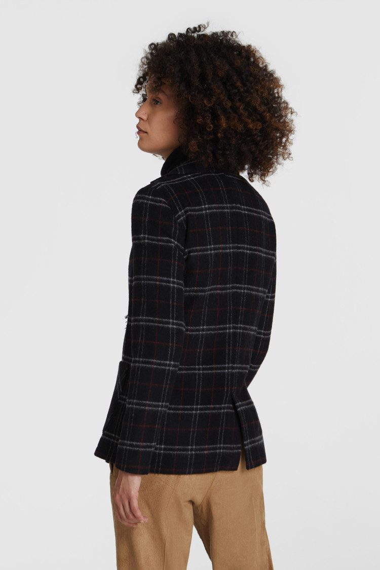 Blazer in lana stretch