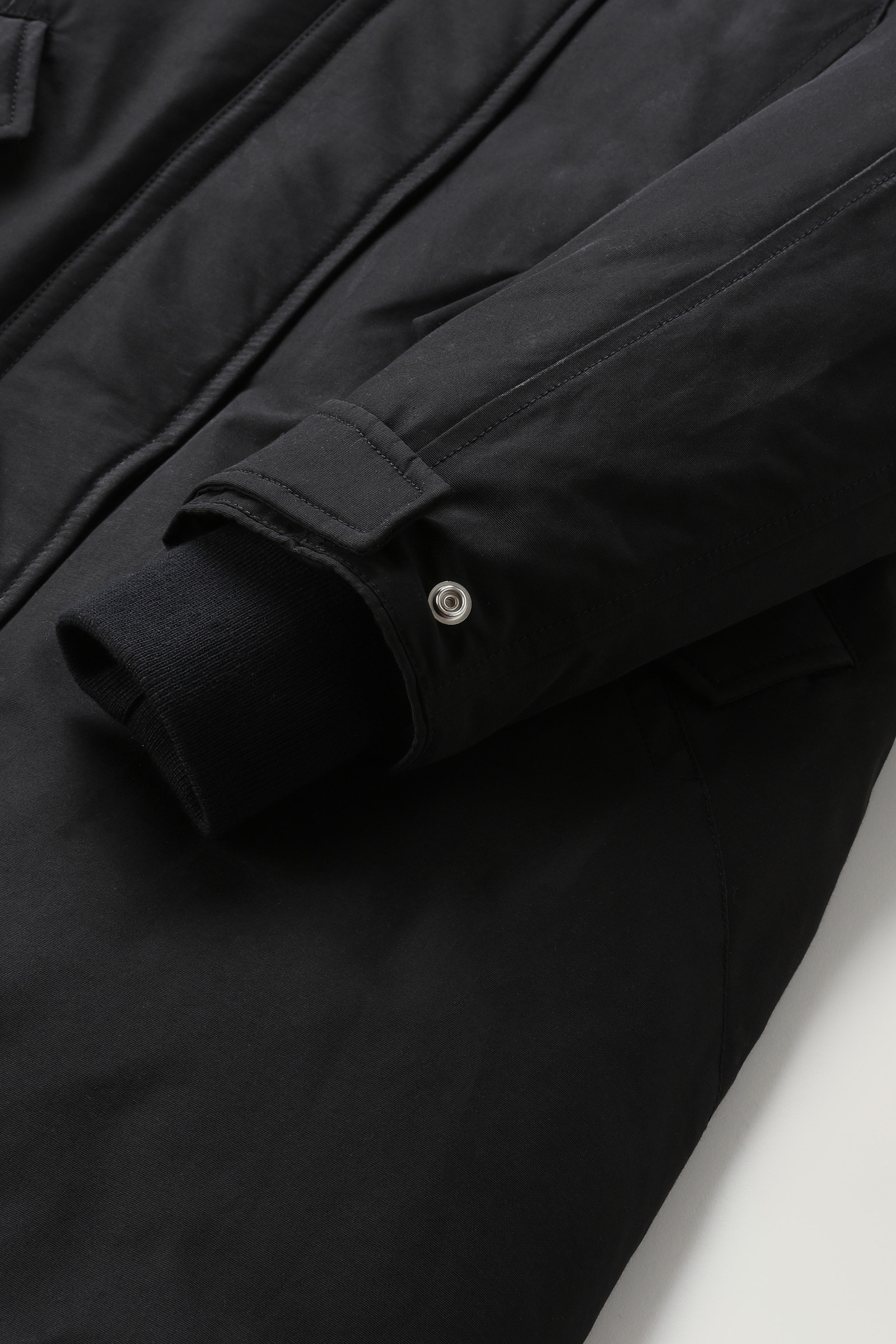 Women's Keating Long Parka in Ramar Cloth Black | Woolrich USA