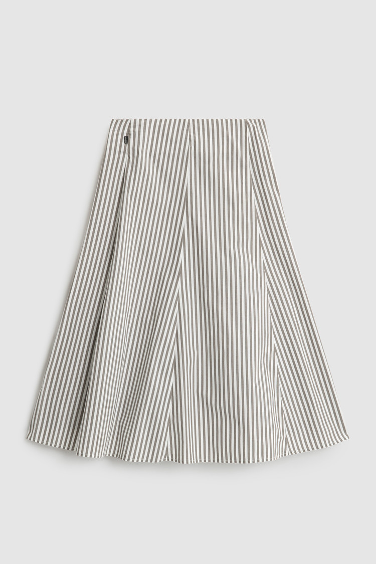 Patterned cotton skirt