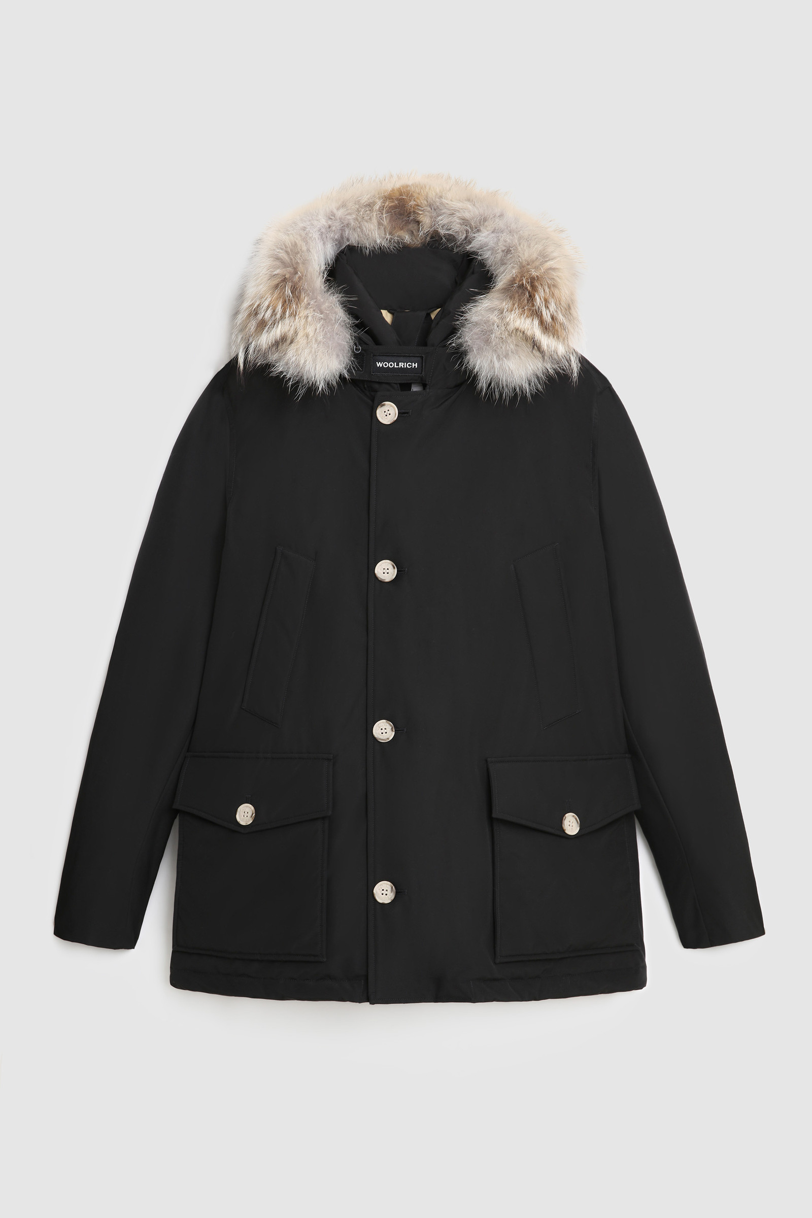 Arctic Anorak with Removable Fur Black photo 8 | Woolrich