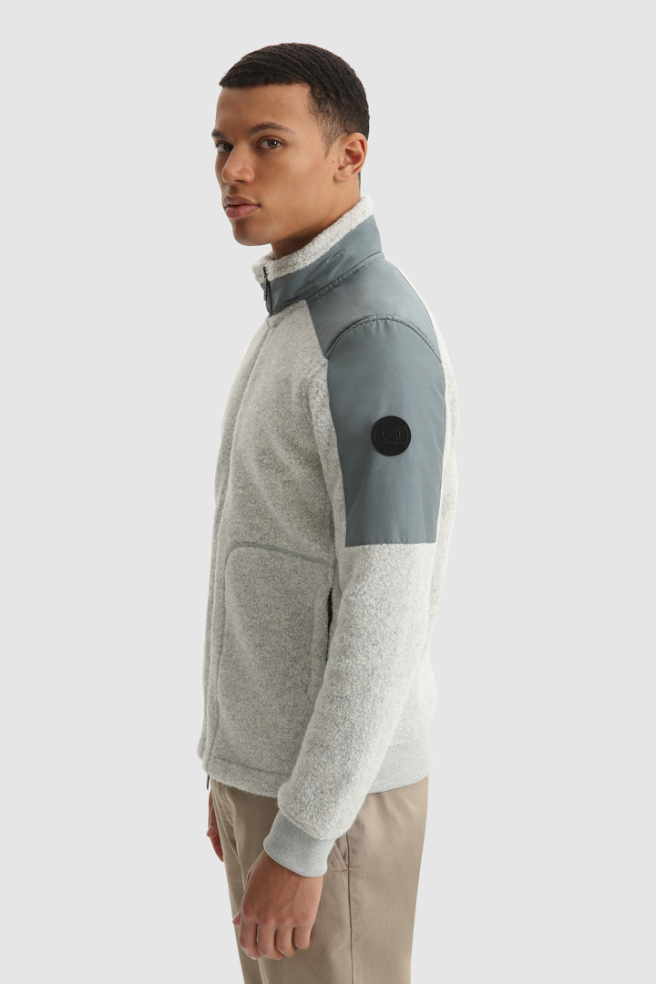 Sherpa full-zip Track Jacket with nylon inserts