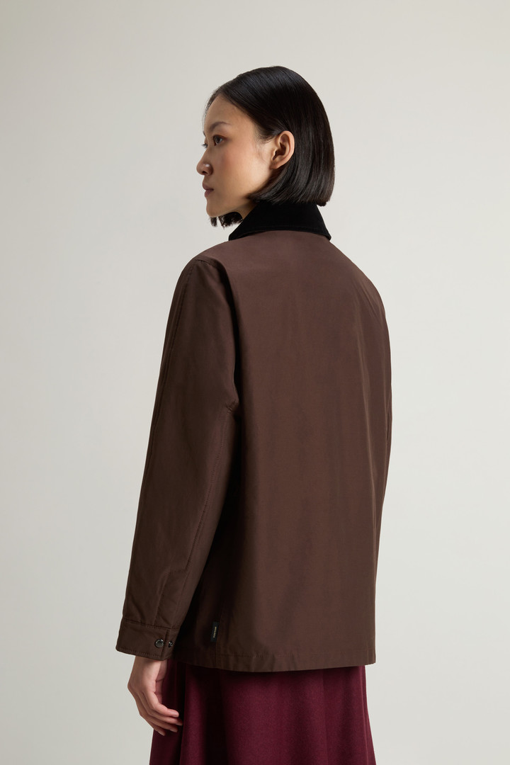 Ramar Cloth Jacket with Corduroy Collar Brown photo 3 | Woolrich