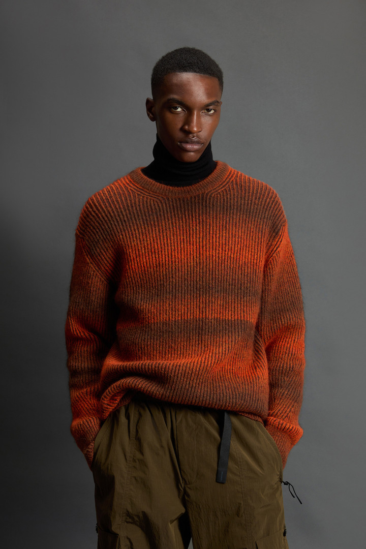 Pullover mit Rundhalsausschnitt aus Schurwollmischung by Todd Snyder Rot photo 2 | Woolrich