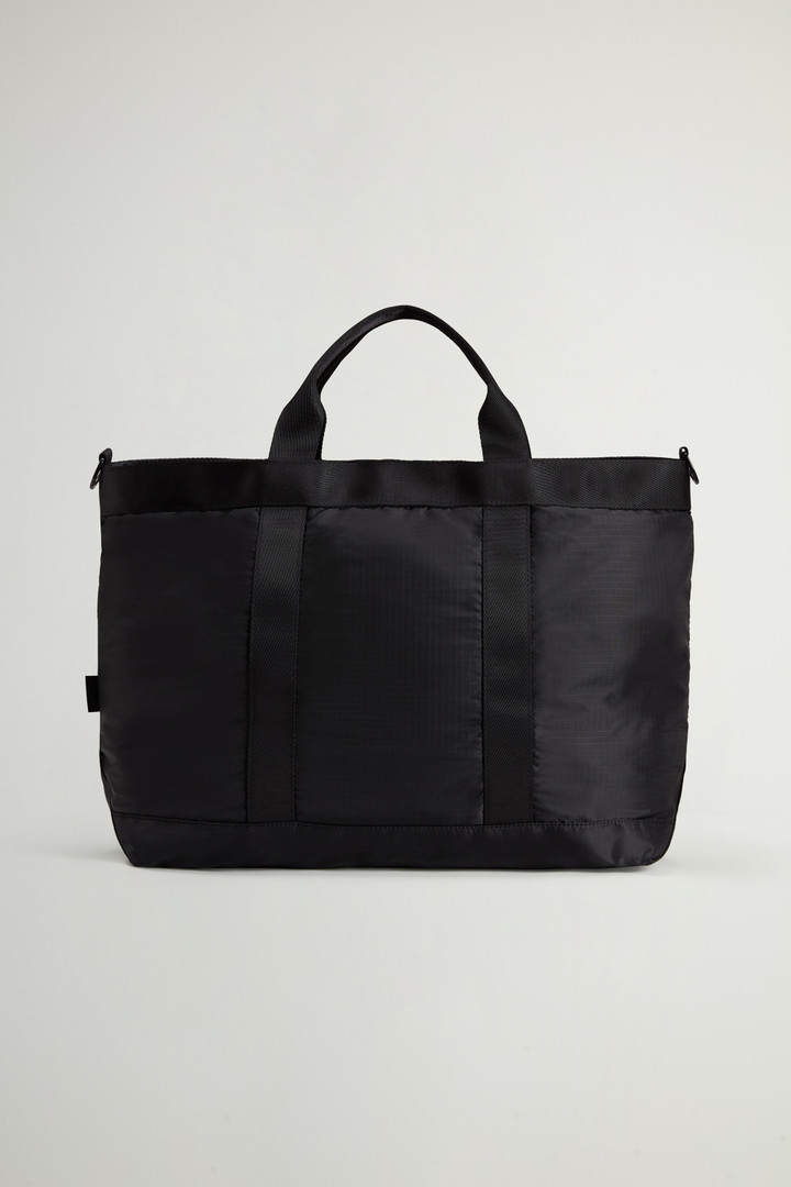 Borsa tote in nylon Ripstop con tracolla rimovibile Nero photo 4 | Woolrich