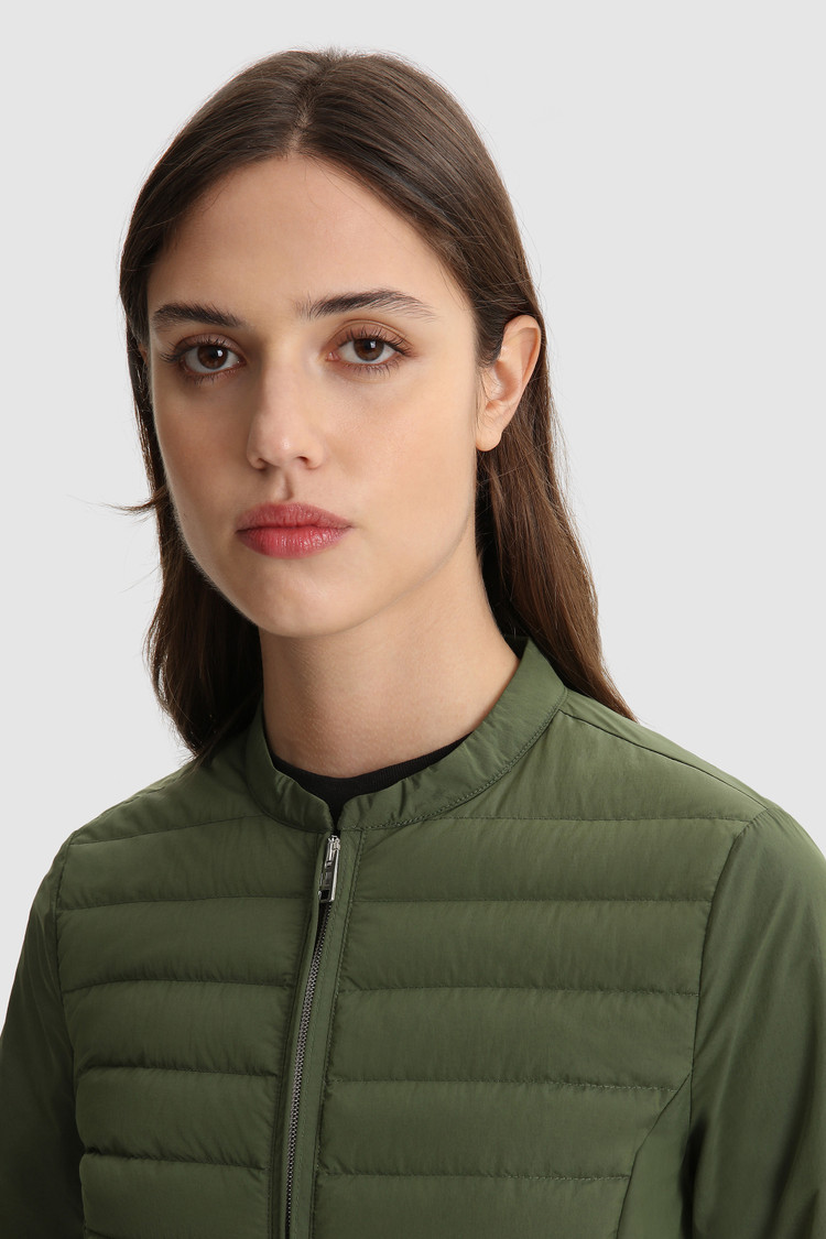 Violet quilted jacket