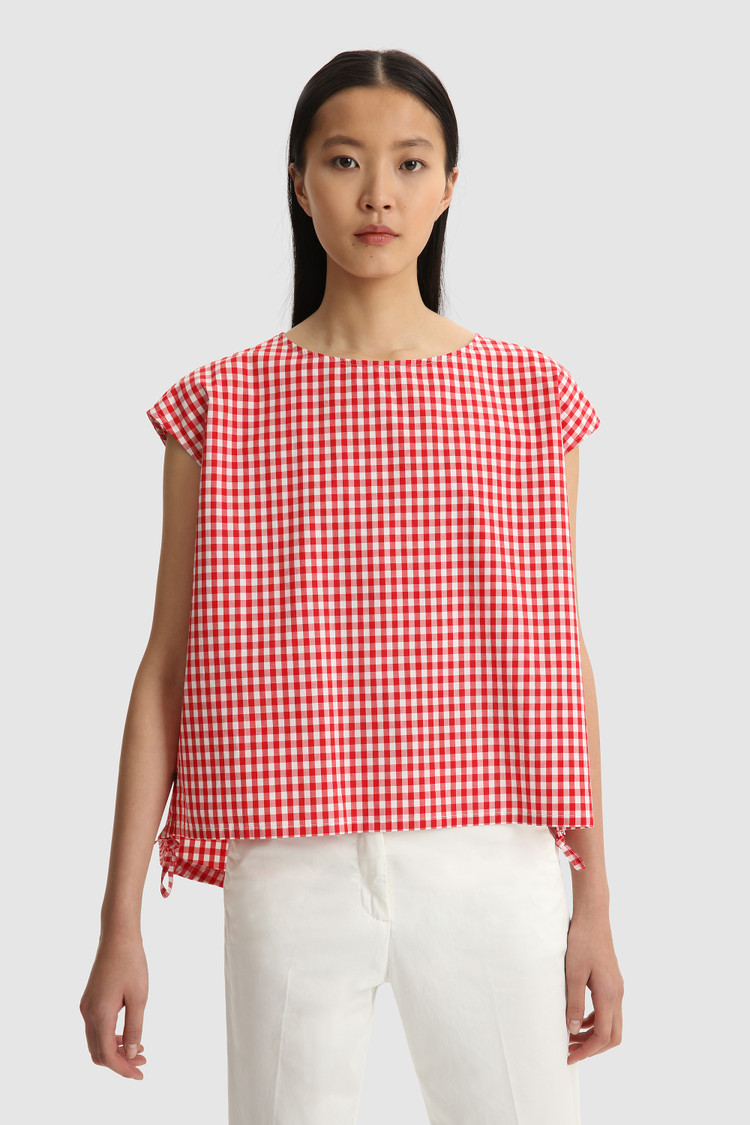 Gemusterte Bluse