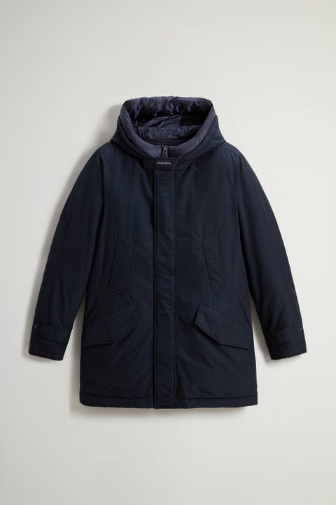 Polar Parka in Ramar Cloth with High Collar Blue photo 2 | Woolrich