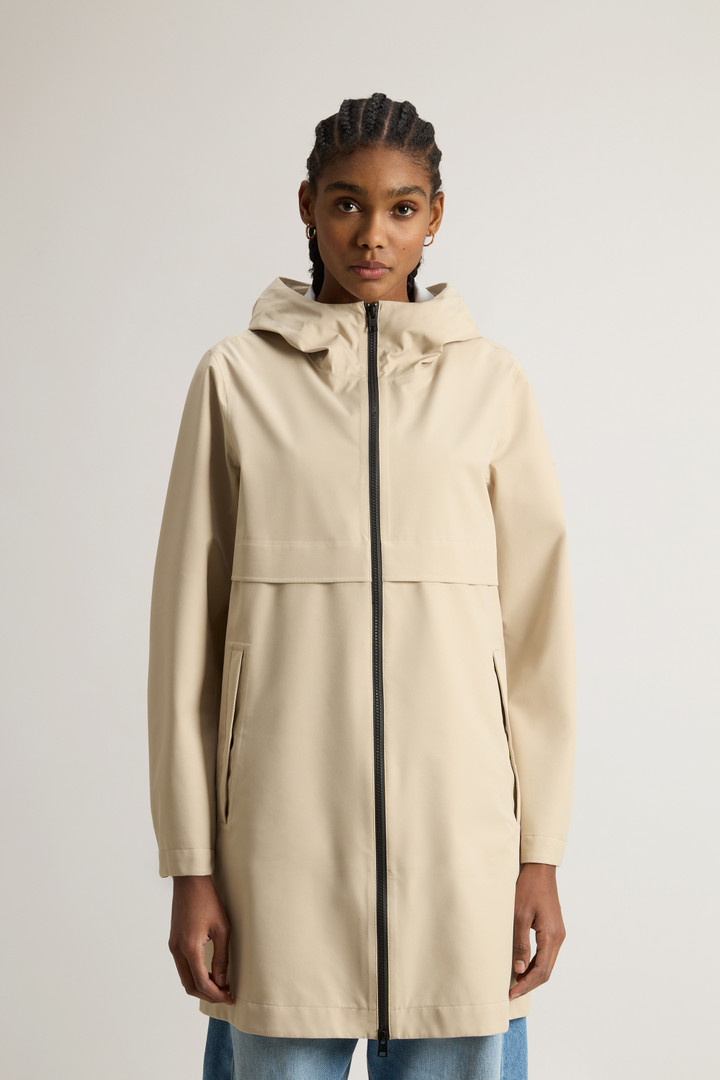 Waterproof Parka in Light Stretch Beige photo 1 | Woolrich