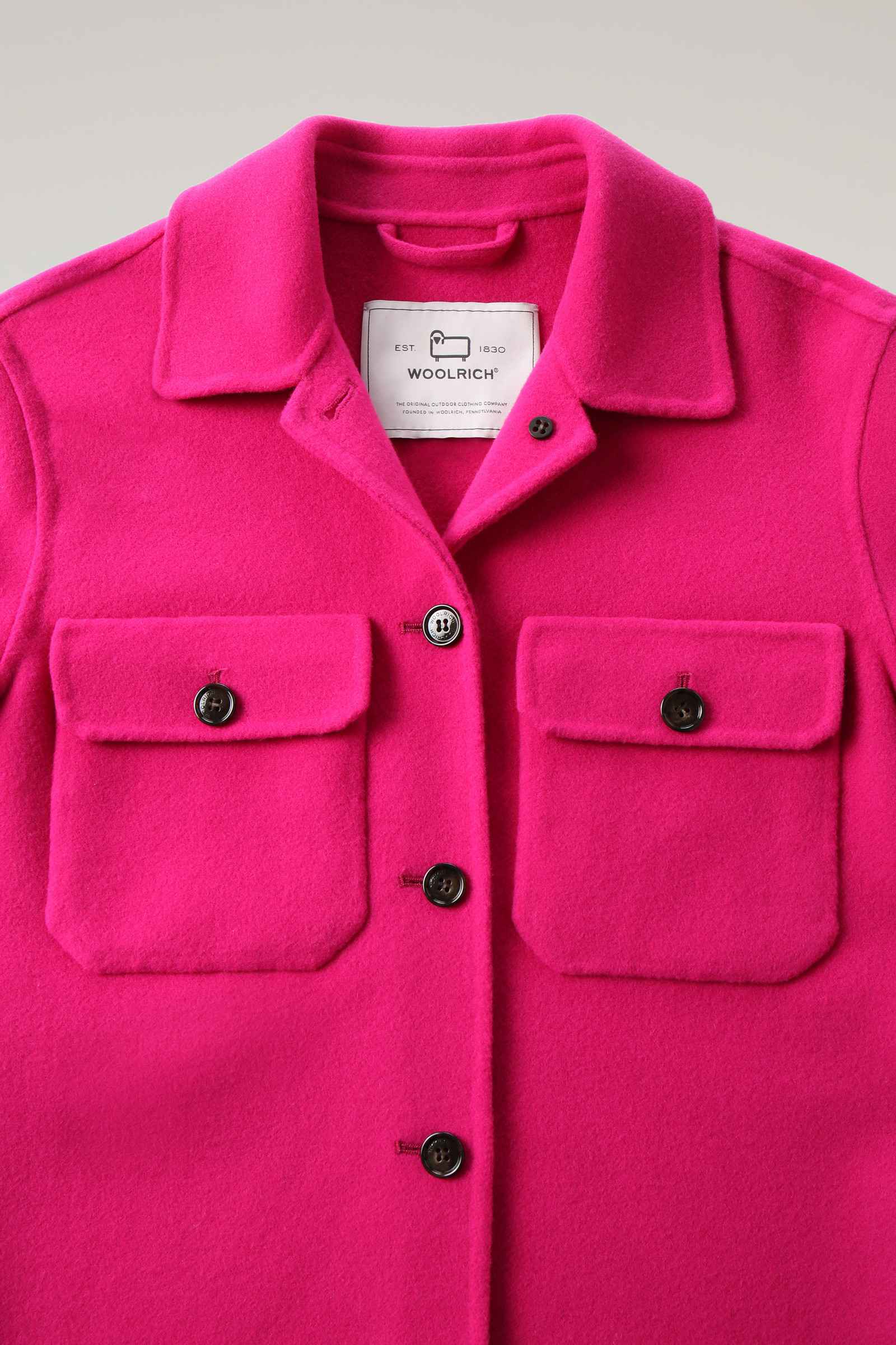 Manteco Virgin Double Wool Overshirt photo 6 | Woolrich