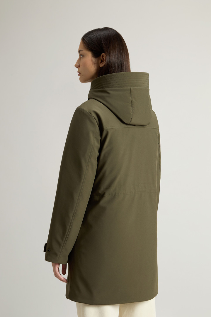 Firth Parka 2-en-1 en Tech Softshell Vert photo 3 | Woolrich