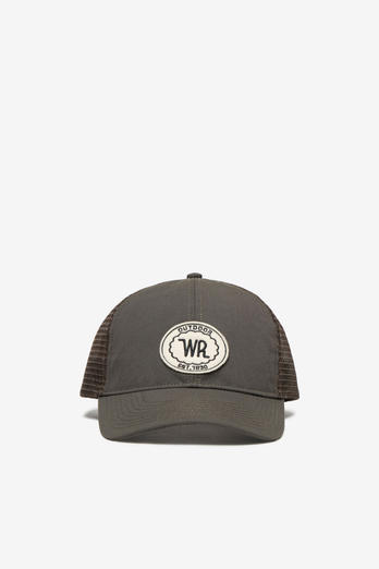 Cappellino in tessuto riciclato con logo Marrone | Woolrich