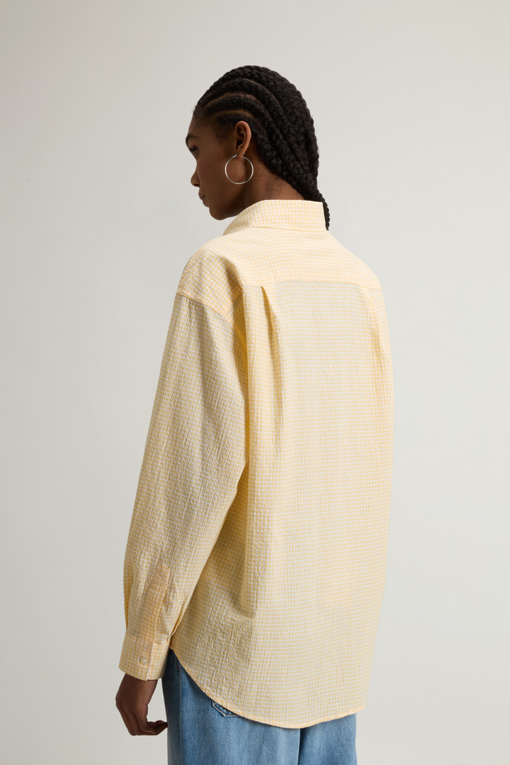 Seersucker Cotton Shirt Yellow photo 3 | Woolrich