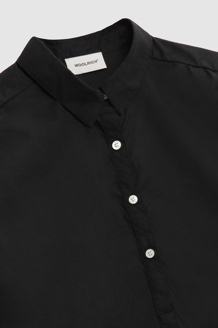 Popeline blouse Henley