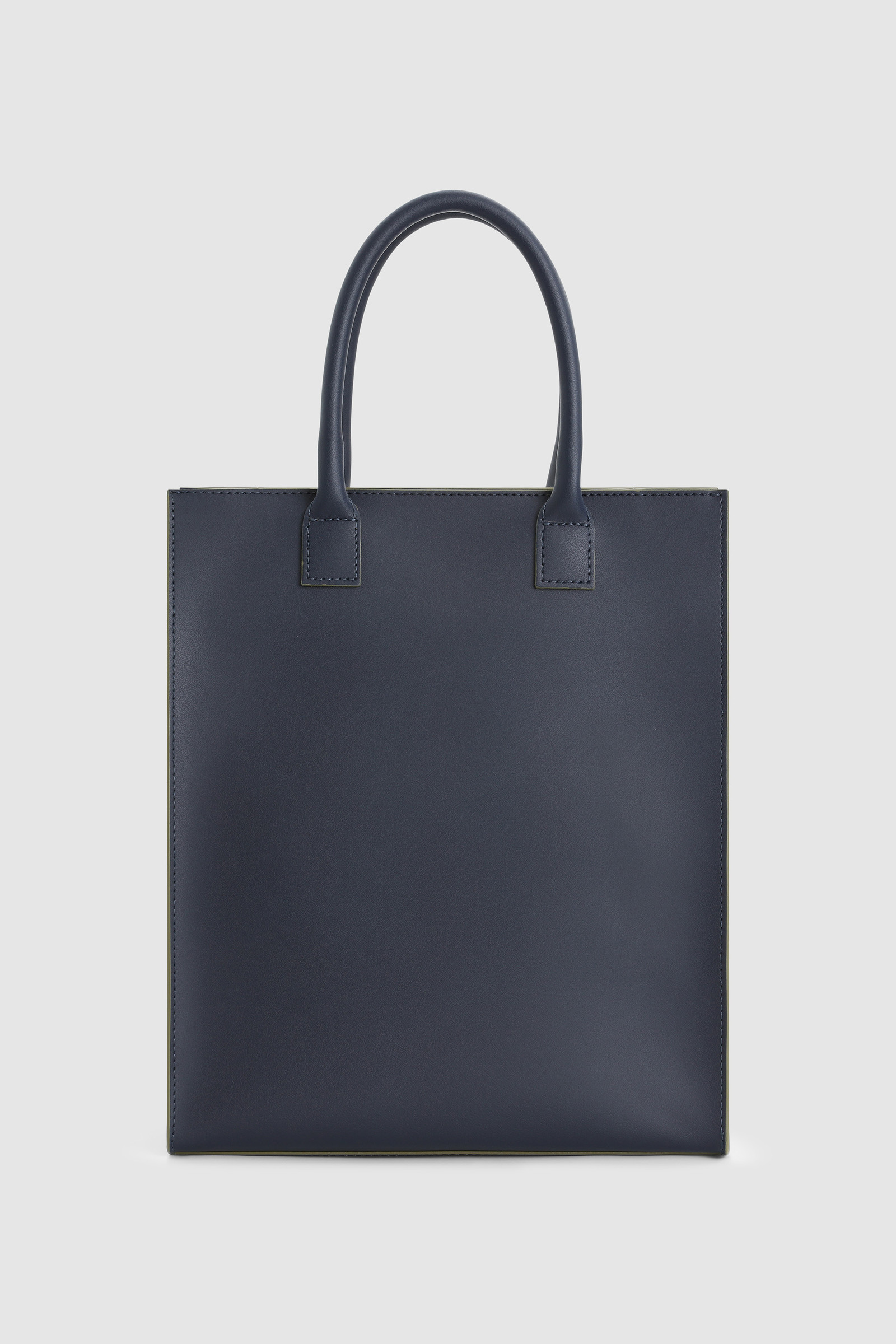 Sac fourre-tout en cuir bleu photo 3 | Woolrich