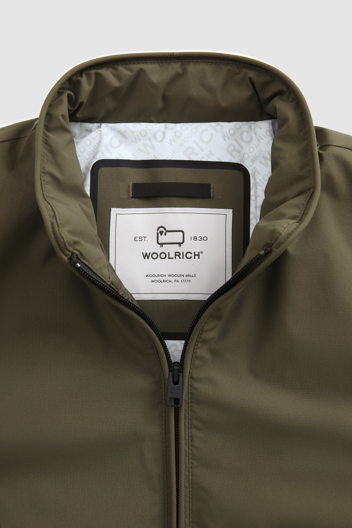 Two-Layer Padded Sailing Bomber Green photo 5 | Woolrich
