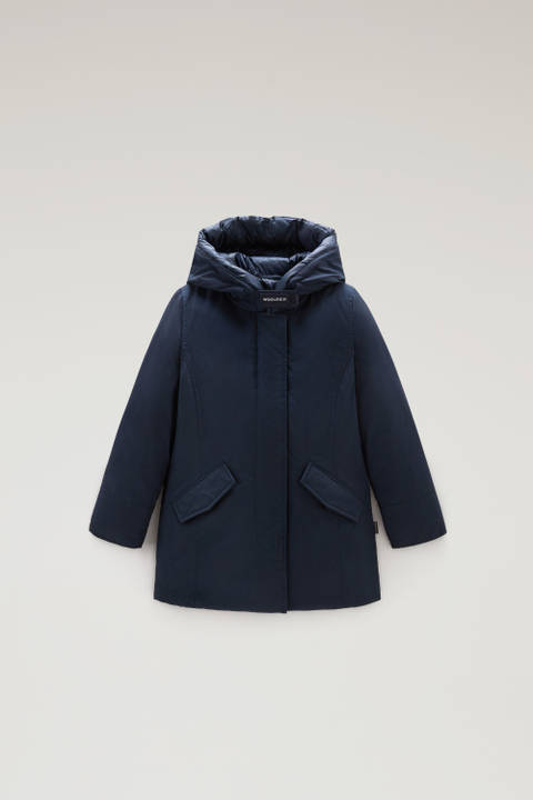 Arctic Parka für Mädchen aus Ramar Cloth Blau | Woolrich