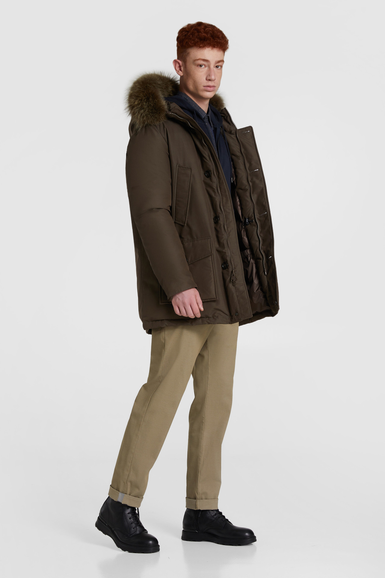 Arctic Parka With Tonal Fur
