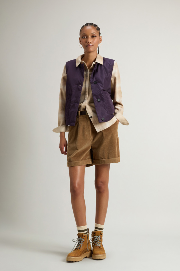 Crewneck Nylon Vest Purple photo 2 | Woolrich