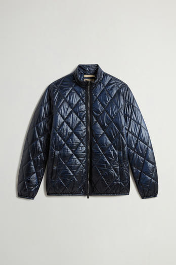 Giacca trapuntata in nylon tinta in filo Blu | Woolrich