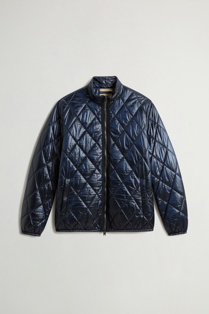 Giacca trapuntata in nylon tinta in filo Blu photo 1 | Woolrich