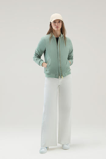 Charlotte Bomber in Urban Touch Green | Woolrich