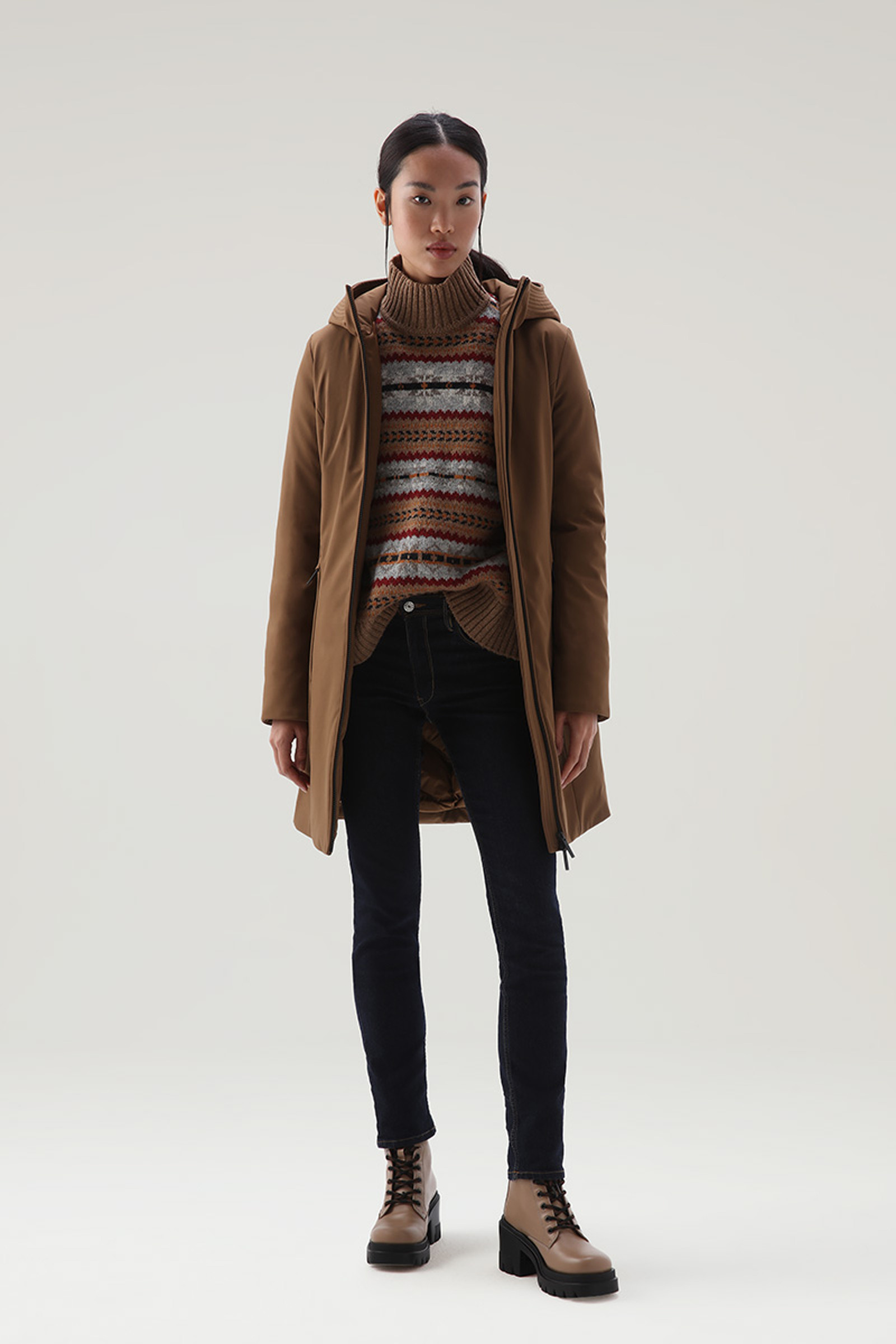Firth Parka en Softshell marron photo 2 | Woolrich