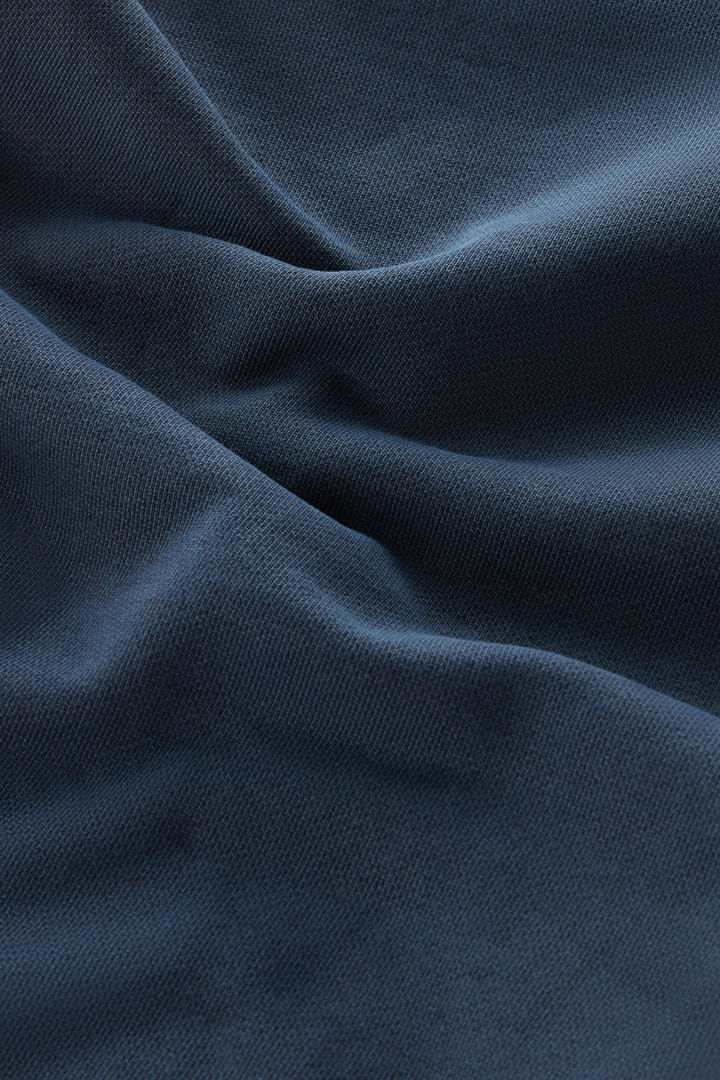 Pantalon de sport en pur coton molletonné avec cordon de serrage Bleu photo 8 | Woolrich