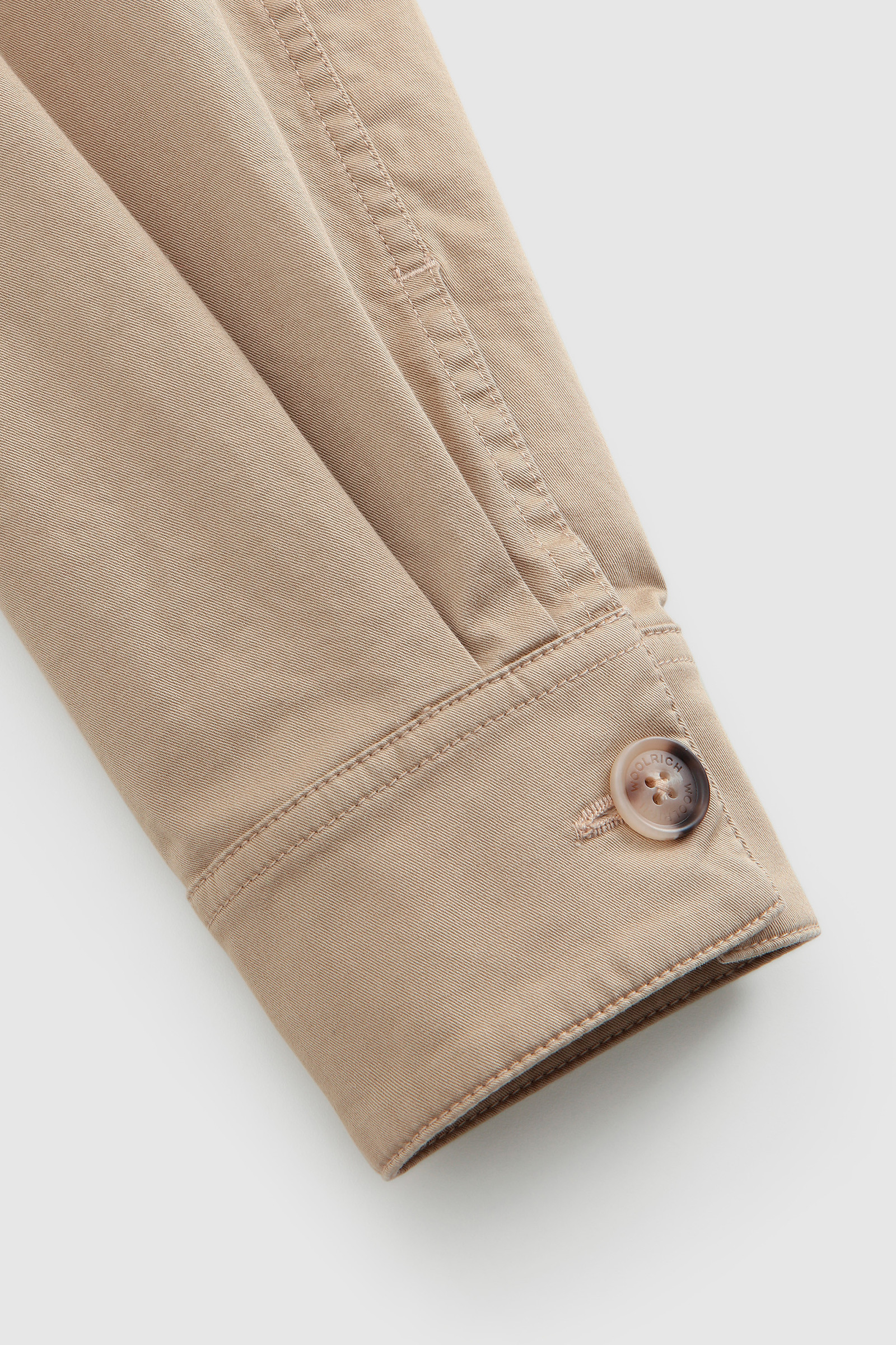 Overshirt aus Stretch-Baumwolle Beige photo 7 | Woolrich