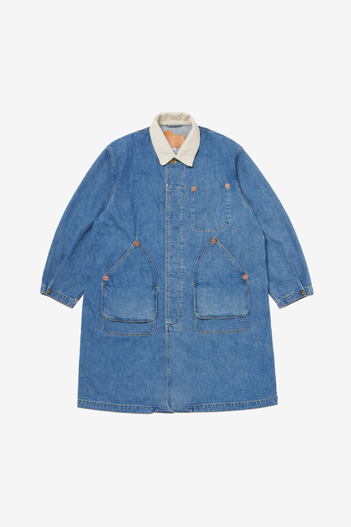 13.25oz DENIM HUNTING JKT Bleu photo 1 | Woolrich