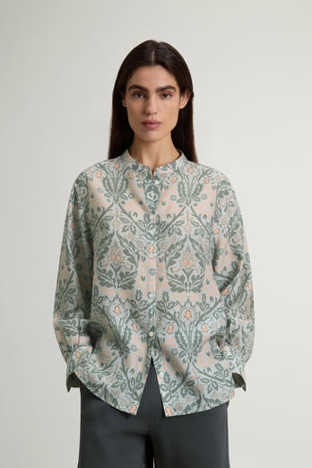 Chemise en lyocell mélangé Vert photo 1 | Woolrich