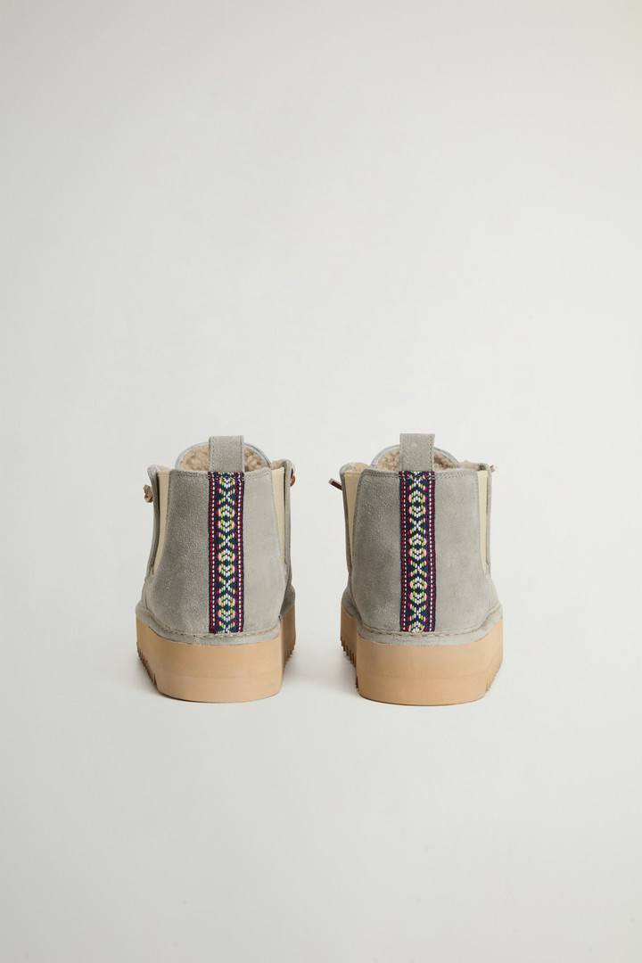 Hugger Ankle Boots in Suede Gray photo 3 | Woolrich