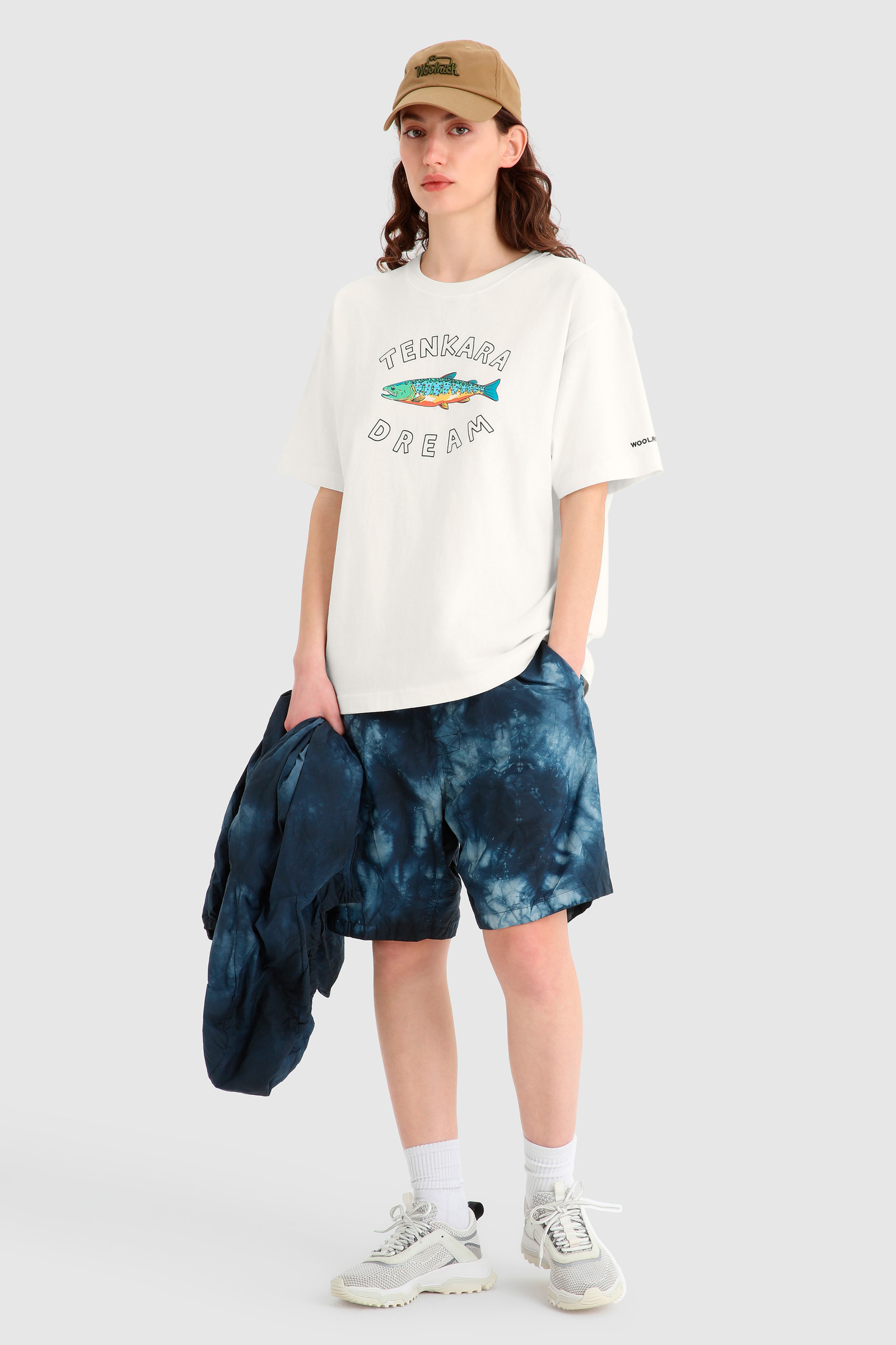 Maglietta con grafica Tenkara Bianco photo 2 | Woolrich