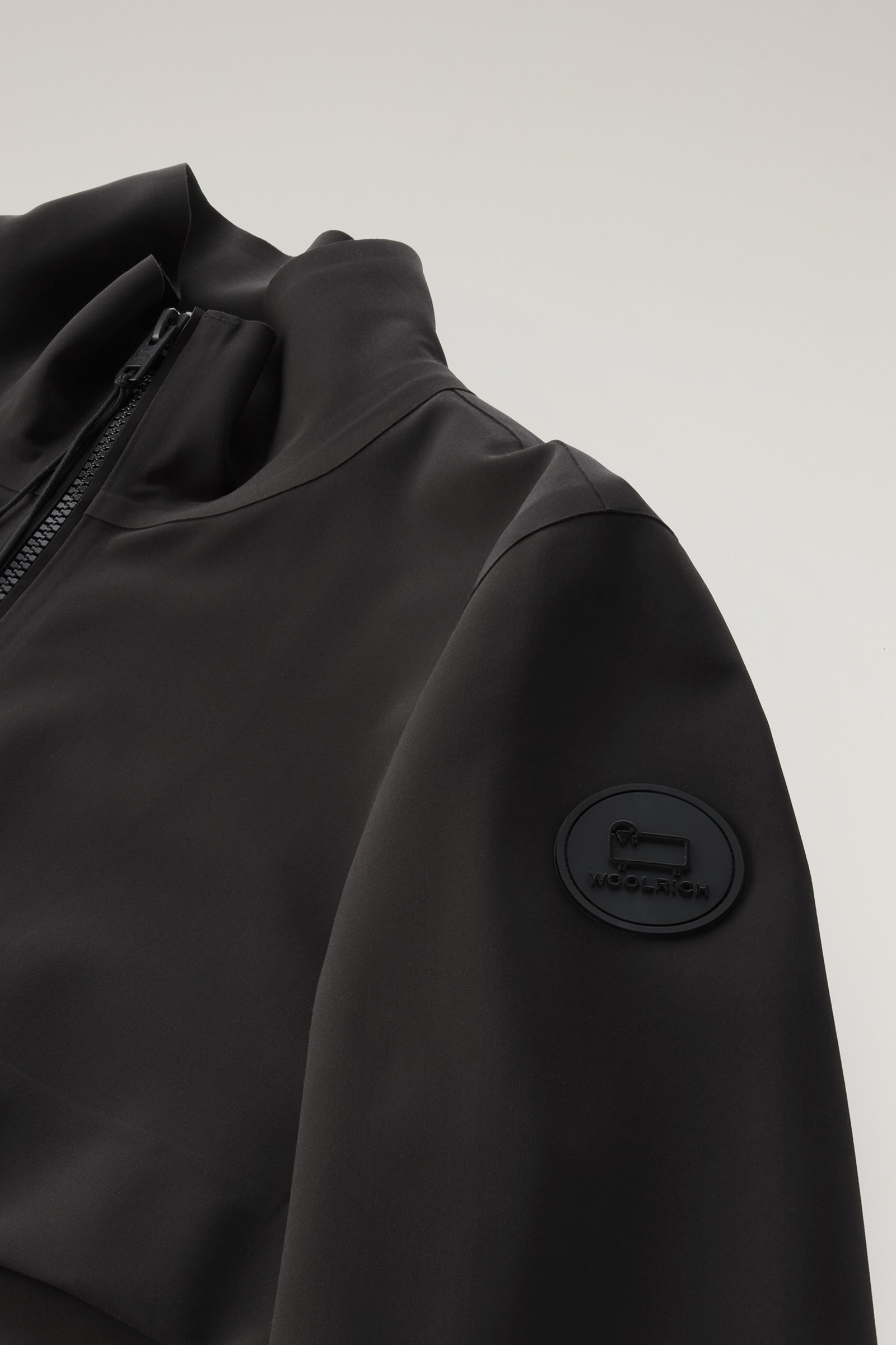 Pequea Coat in Stretch Nylon Black photo 7 | Woolrich