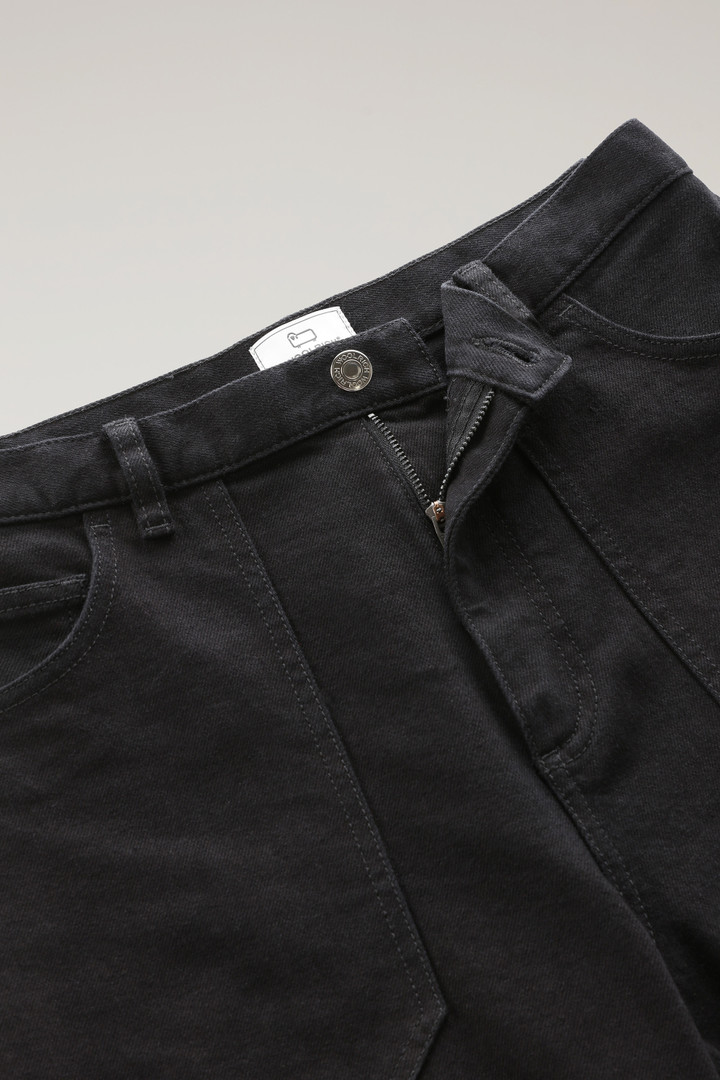 Denim Pants in Cotton Black photo 4 | Woolrich