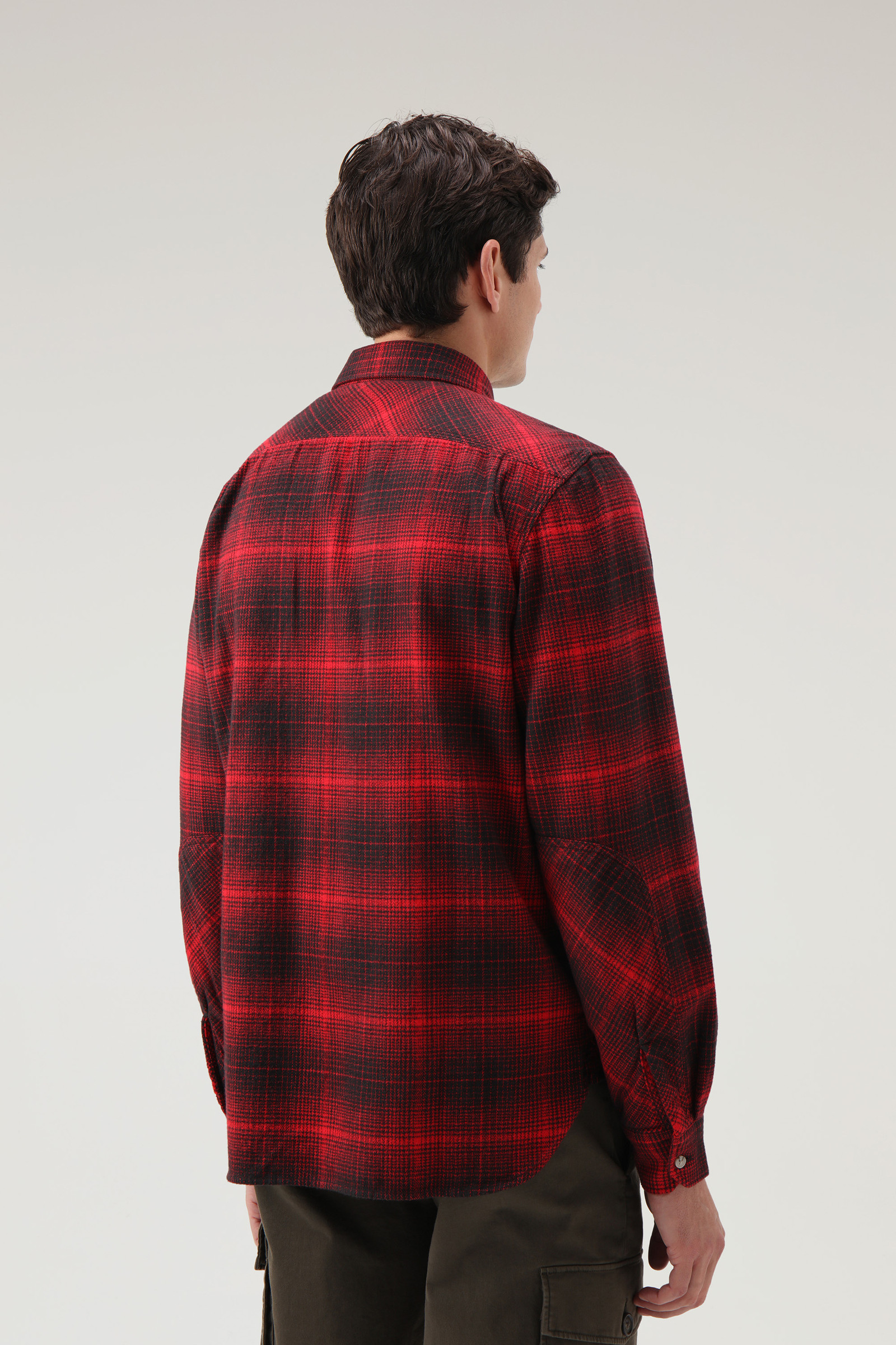 Cruiser Flannel Check Shirt Red | Woolrich USA