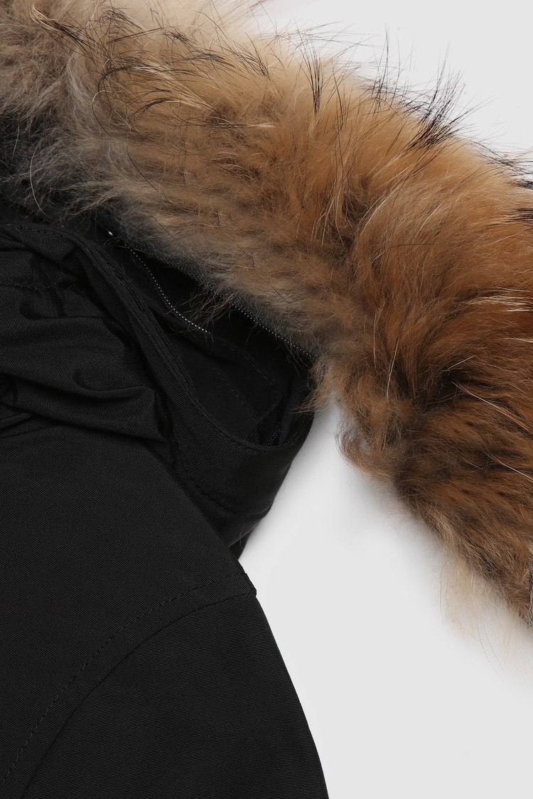 Arctic Parka voor jongens met afneembare bontrand